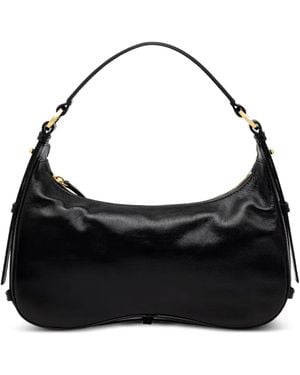 Pollini Viktoria Logo-Debossed Tote Bag - Black
