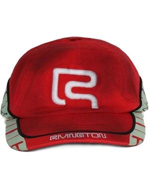 RRR123 Rivington Metarosa Logo-Embroidery Baseball Cap - Red