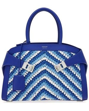 Ferragamo Hug ハンドバッグ S - ブルー