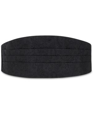 Etro Paisley-Jacquard Cummerbund - Black