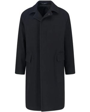 Tagliatore Buttoned Coat - ブルー