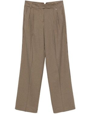 Aniye By Hose mit Karomuster - Grau