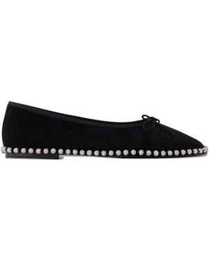 Alexander Wang Lina Ballchain Ballet Flats - Black