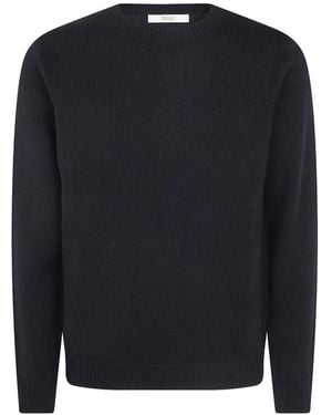 Nuur Round-Neck Wool Jumper - Blue