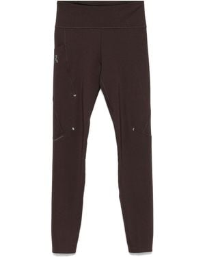 On Shoes Performance Leggings - Brown