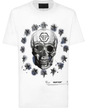 Philipp Plein スカルプリント Tシャツ - ホワイト