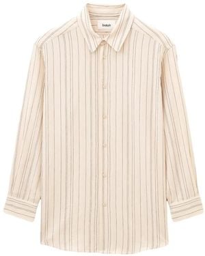 Ba&sh Sisa Striped Long-Sleeve Shirt - White