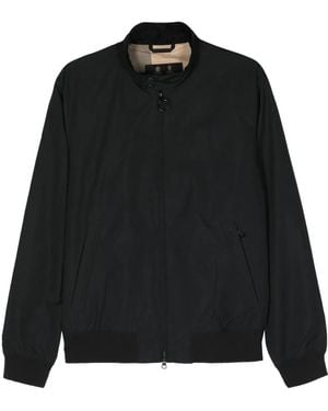 Barbour Royston High-Neck Bomber Jacket - Black
