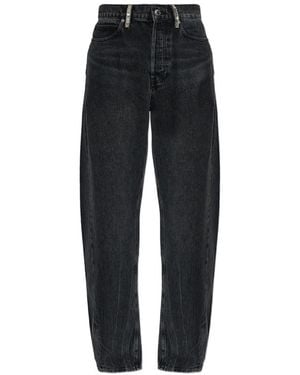 Alexander Wang Crystal-Embellished Jeans - Black