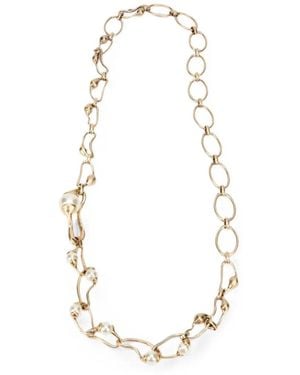 Weekend by Maxmara Wkabronte Faux-Pearl Cable-Link Necklace - White