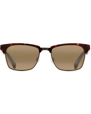 Maui Jim Kawika Rimless Sunglasses - Brown