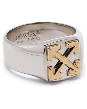 off-white シルバートーン アロー エナメル リング 人気 メンズ Off-White c/o Virgil Abloh リング | オンラインセール