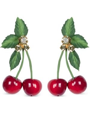 Jennifer Behr Orecchini Maraschino - Verde