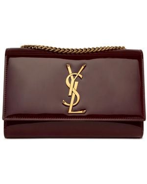 Saint Laurent Small Kate Shoulder Bag - Purple