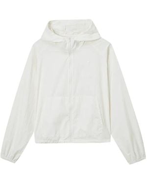Chocoolate Hooded Zip Jacket - White