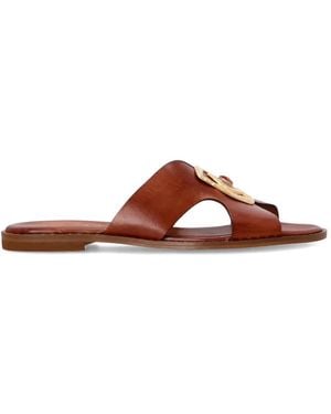 Kotris Sandals Persephone Flat Sandals - Brown