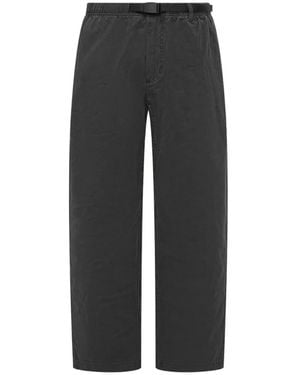 Gramicci Elasticated-Waist Cotton Trousers - Black