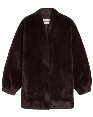 Apparis Jane Faux-Fur Jacket - Brown