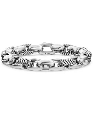 David Yurman Chevron Oval Link Bracelet - Bianco