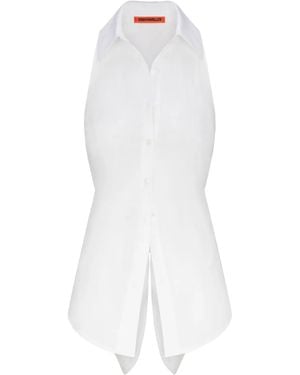 Simon Miller Tie-Fastening Shirt - White