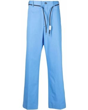Marni Tailored Straight-Leg Trousers - Blue