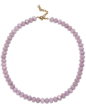 Jennifer Behr Rora Beaded Necklace - Purple