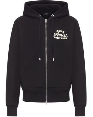 Amiri Sudadera Club con capucha - Azul