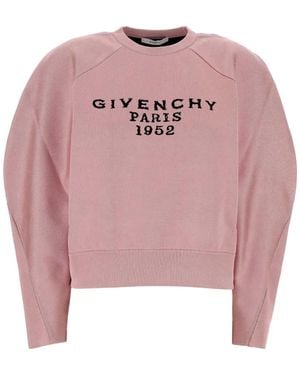 Givenchy Puff-Sleeve Sweatshirt - Pink