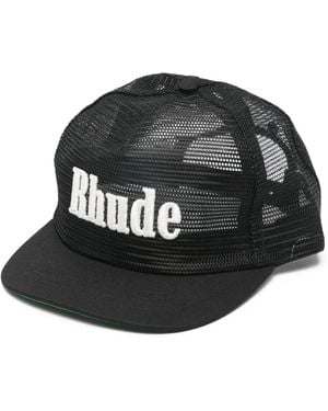Rhude Casquette À Logo - Black