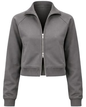 Samsøe & Samsøe Zip Collared Top - Grey