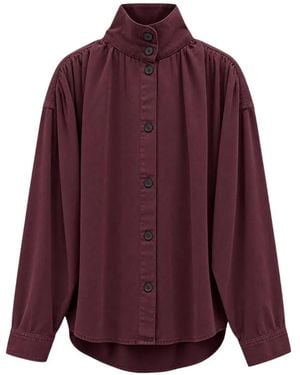 IRO Chemise Coming À Fronces - Purple