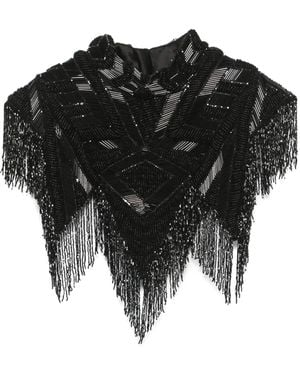 Atu Body Couture Haut À Détails De Perles - Noir