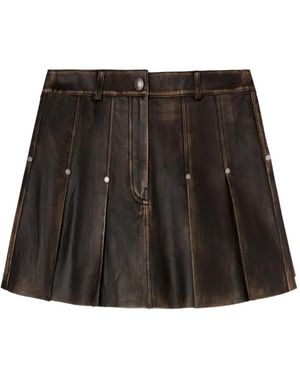 Palm Angels Lea Mini Skirt - Black