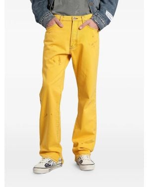 GALLERY DEPT. Vaqueros Marley Con Salpicadura De Pintura - Amarillo