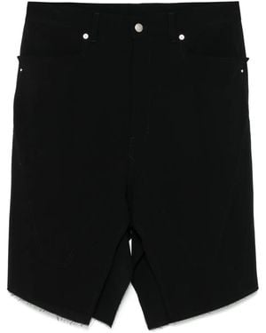 Rick Owens Slivered Mini Skirt - Black