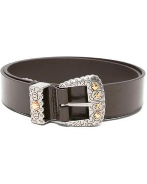 Pinko Decorative-Buckle Belt - Grey
