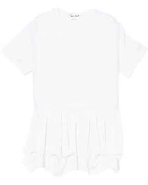 Comme des Garçons Ruffled T-Shirt - White