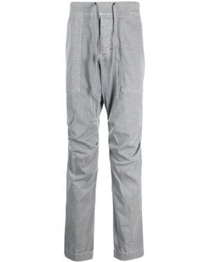 James Perse Drawstring Straight-Leg Trousers - Grey