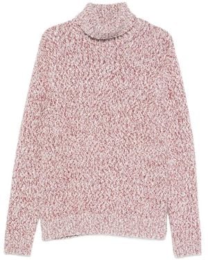 Eleventy Roll-Neck Jumper - Pink