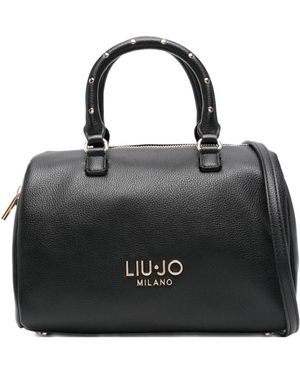 Liu Jo Logo-Lettering Tote Bag - Black