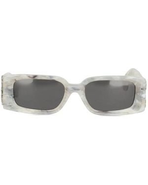 Off-White c/o Virgil Abloh マーブル ロゴ サングラス - グレー