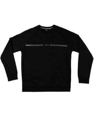 BOSS Crew-Neck Sweatshirt - Black