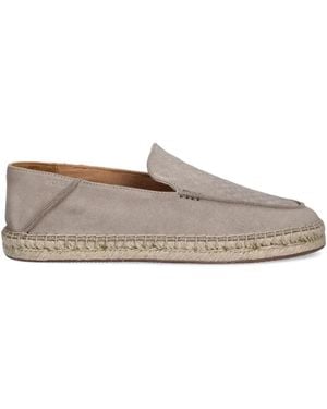 BOSS Alpargatas con motivo de guepardo - Gris