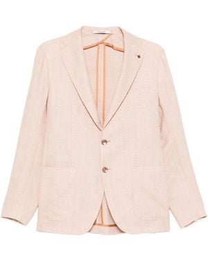 Tagliatore Single-Breasted Blazer - Pink