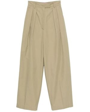 【La DoubleJ】 24/7ストレートパンツ Black 24/7 jacquard straight-leg pants | LA DOUBLEJ | NET-A