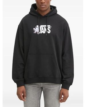 Vans Sudadera Con Capucha Y Logo - Negro