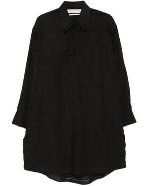 ADNYM Zan Tie-Neck Kaftan - Black