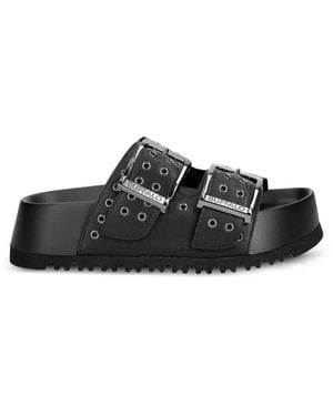 Buffalo Jane Ari Riv Buckled Sandals - Black