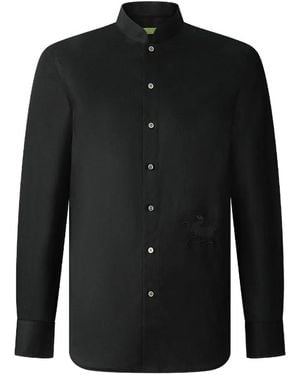 Shanghai Tang Camicia Con Ricamo - Nero