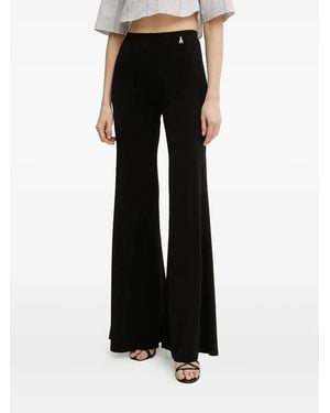Patrizia Pepe Logo Pants - Black